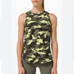 Lululemon Sculpt Tank Heritage 365 Camo Crispin Green Size 4